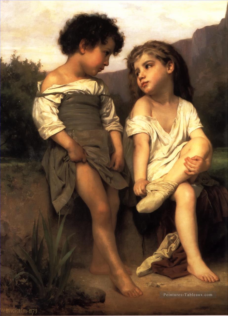 Les Jeunes Baigneuses réalisme William Adolphe Bouguereau Peintures à l'huile